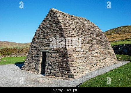 L'Oratoire Gallarus, péninsule de Dingle, comté de Kerry, Munster, Irlande. Banque D'Images