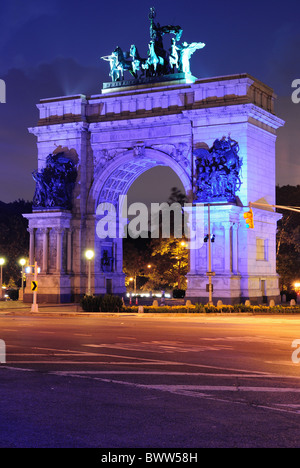 Des marins et des soldats Arch dans Prospect Park, Brooklyn, New York, USA. Banque D'Images