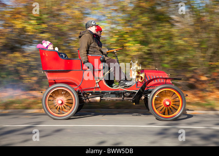 Londres à Brighton Veteran Car Run 2010, UK Banque D'Images