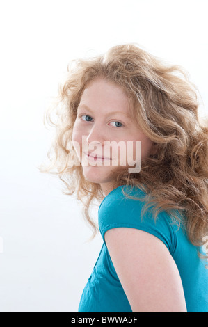 femme souriante Banque D'Images