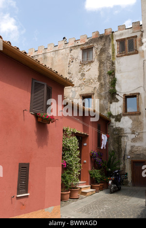 Château Guglielmi Montalto di Castro Banque D'Images