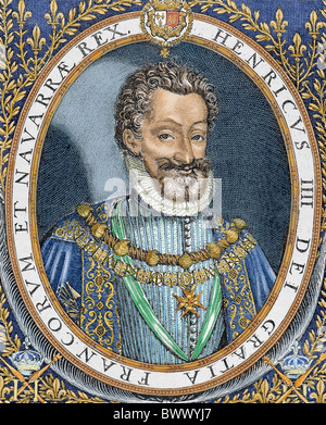 Henry IV de France les 'grandes' (1553-1610). En 1562 le roi de Navarre (Henri III), roi de France en 1589-1610. Banque D'Images