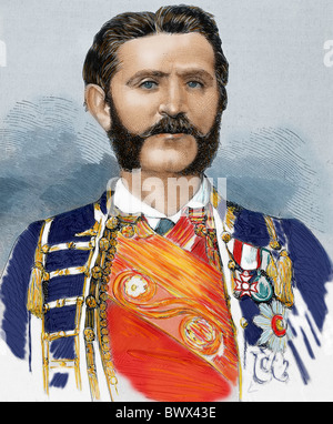 Nicolas I (1841- 1921). Prince (1860-1910) et Roi de Monténégro (1910-1918). Banque D'Images