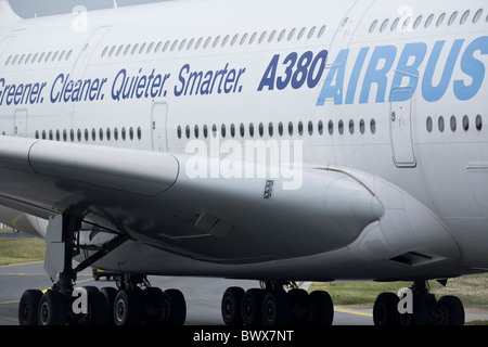 Airbus A380 le plus grand avion de passagers Banque D'Images