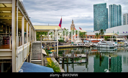 Bayside Marketplace dans le centre-ville de Miami, Floride USA;Amérique du Nord ; Banque D'Images