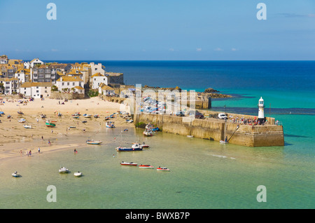 L'île ou tête de St Ives Cornwall Angleterre St Ives GO UK EU Europe Banque D'Images