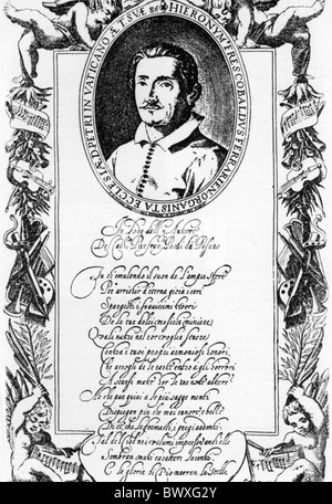 GIROLAMO Frescobaldi (1583-1643) compositeur clavier italien Banque D'Images