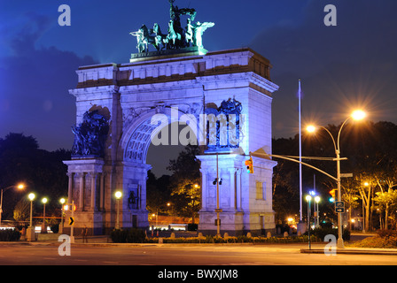 Des marins et des soldats Arch dans Prospect Park, Brooklyn, New York, USA. Banque D'Images