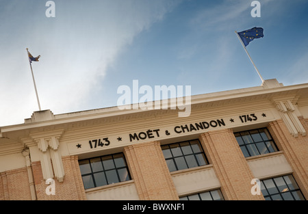 La Maison de Champagne Moet et Chandon, Avenue de Champagne, Epernay, Marne, France Banque D'Images