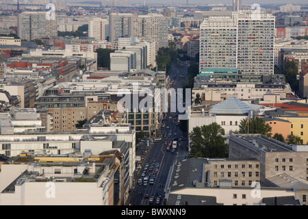 La Leipziger Strasse à Berlin, Allemagne Banque D'Images