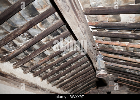 L'intérieur du pavillon, le Yunnan Caravane cheval musée culturel, Yunnanyi, Province du Yunnan, Chine Banque D'Images