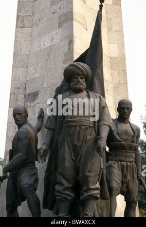 Istanbul Turquie Barbarossa Barbarossa était un Monument Hizir Amiral ottoman turc dans la Marine ottomane 15e à 16e siècle Banque D'Images