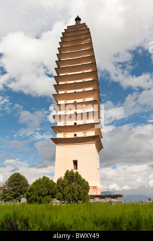 La Pagode Qianxun, un des trois pagodes, San Ta Si, Dali, Yunnan Province, China Banque D'Images