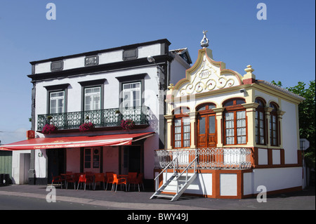 Temple de l'Esprit Saint (Imperio) dans la région de Biscoitos, île de Terceira, Açores Banque D'Images