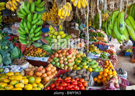 Nouveau parc de la ville de Ngara Hawkers Market, Nairobi, Kenya Banque D'Images