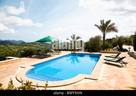 Piscine, Mallorca, Espagne Banque D'Images