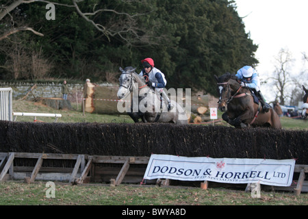 Welsh Borders 2009 Point à Point Banque D'Images