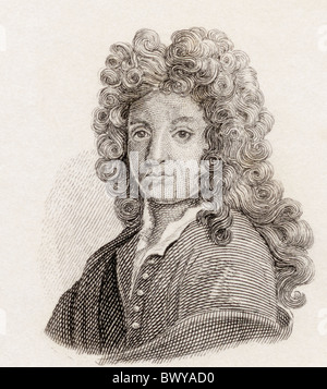 Jean de La Bruyère, de 1645 à 1696. L'essayiste français et moraliste. Banque D'Images