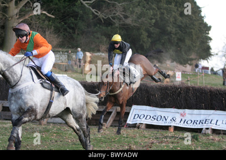 Welsh Borders 2009 Point à Point Banque D'Images