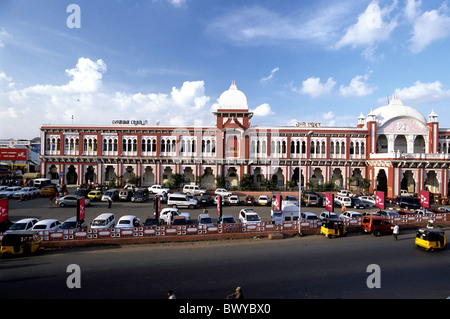 Egmore station (1895), Chennai. Banque D'Images