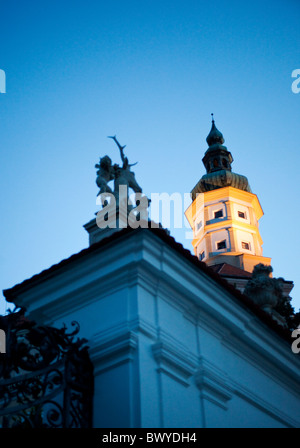 Château tour de Mikulov, République tchèque. Banque D'Images