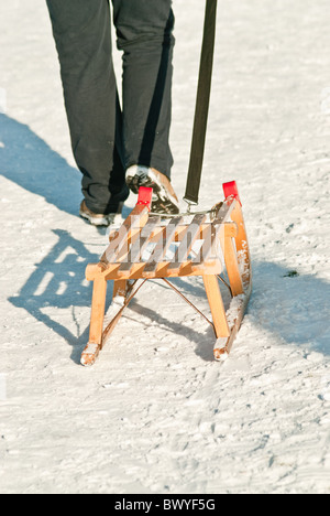 Tiré de traîneau Banque D'Images