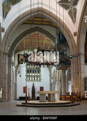 Autel de la cathédrale de Blackburn, corona & transept Banque D'Images