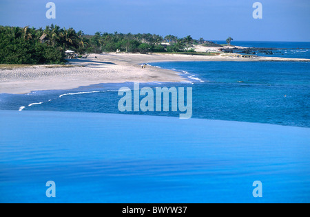 Plage côte Four Seasons Resort vacances Hôtel Mexique Amérique Centrale Amérique Latine Punta Mita Nayarit mer mer Banque D'Images