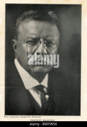 Théodore Roosevelt, président des États-Unis Banque D'Images