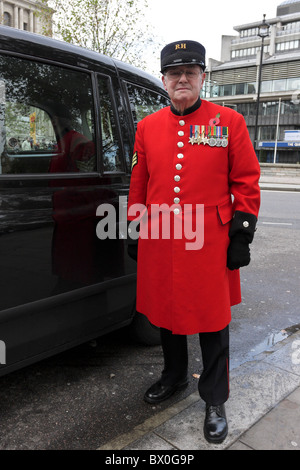 L'un des familiers de Londres et précieux toits. La Chelsea pensionné ayant été livré sans encombre à l'abbaye de Westminster. Banque D'Images