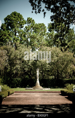 Depuis 1936, le Jardin Botanique de La Nouvelle-Orléans en Louisiane, a ravi les visiteurs avec ses jardins d'art et d'éléments. Banque D'Images