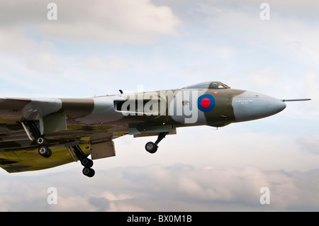 Avro Vulcan bomber à RAF Waddington Banque D'Images