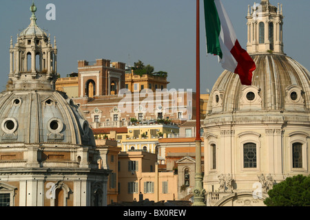 Santa Maria di Loreto - La Piazza Venezia à Rome, Roma, Italie Banque D'Images