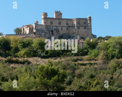 Le château du Barroux à Caromb, Vaucluse, France Banque D'Images