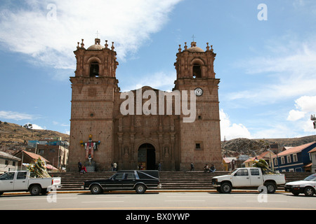 Cathédrale Puno, Pérou Banque D'Images