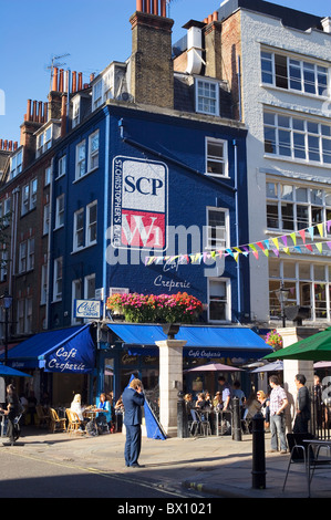 St Christopher's Place ensoleillée scène, Londres, Angleterre, Royaume-Uni, Europe Banque D'Images