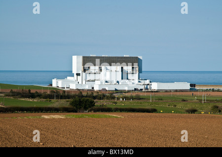 Dh de Torness FRONTIÈRES TORNESS nucléaire de Torness et champs Banque D'Images