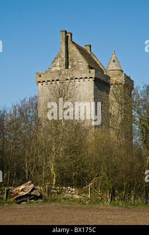 dh Scotstavit Tower HILL OF TARVIT FIFE Scotstavit Tower maison du XVIIe siècle en écosse Banque D'Images