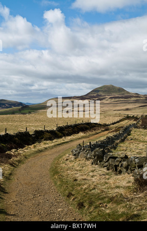 Dh West Lomond hill LOMOND HILLS FIFE Fife pays campagne voie paysage Ecosse Banque D'Images