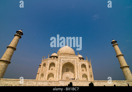 Le célèbre Taj Mahal à Agra, Inde. Banque D'Images