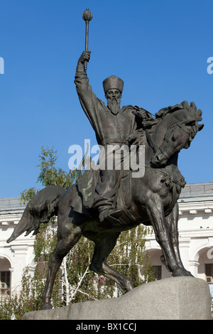 Monument à l'hetman Petro Konashevych-Sahaidachny (1582-1622) à Kiev, Ukraine Banque D'Images