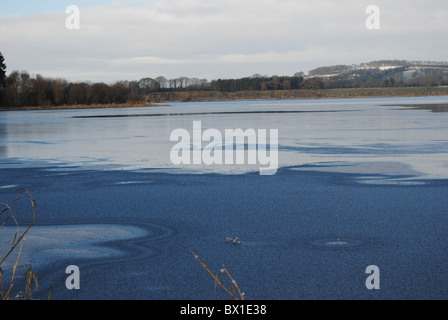 Lac gelé à Wicklow Irlande Banque D'Images