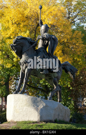 Monument à l'hetman Petro Konashevych-Sahaidachny (1582-1622) à Kiev, Ukraine Banque D'Images