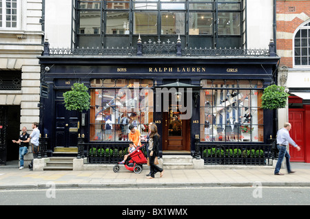 Ralph Lauren Shop, New Bond Street, London England UK Banque D'Images