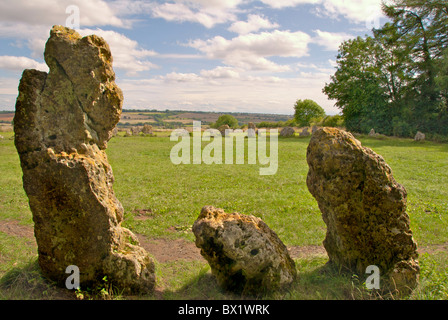 Rollright Stones pierres 3 Banque D'Images