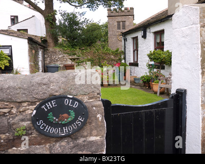 L'ancienne école de Newchurch à Pendle, un village de l'Arrondissement de Pendle, dans le Lancashire, Angleterre. Banque D'Images