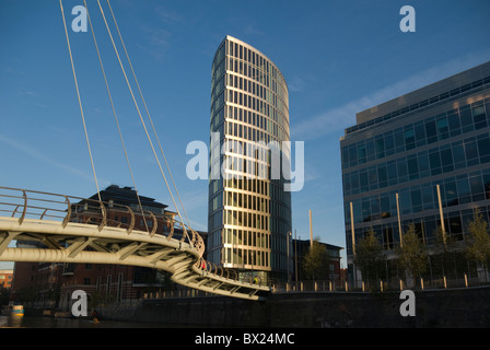 Pont de Valentine, Temple Quay, Bristol Banque D'Images