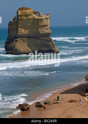 L'UNE DES PILES DES DOUZE APÔTRES PORT CAMPBELL NATIONAL PARK VICTORIA AUSTRALIE Banque D'Images