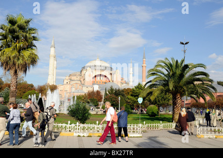 Sainte-sophie (Haghia Sophia) ou l'église de la sagesse divine, Istanbul, Turquie Banque D'Images