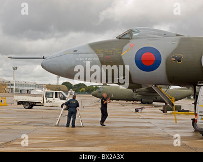 Avions à réaction vulcan Banque D'Images